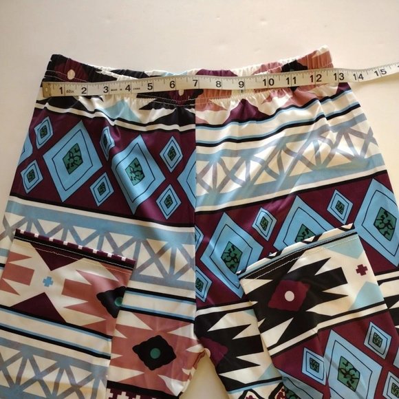 Lounge Pants Girls Large Unbranded Aztec Print - Picture 5 of 6